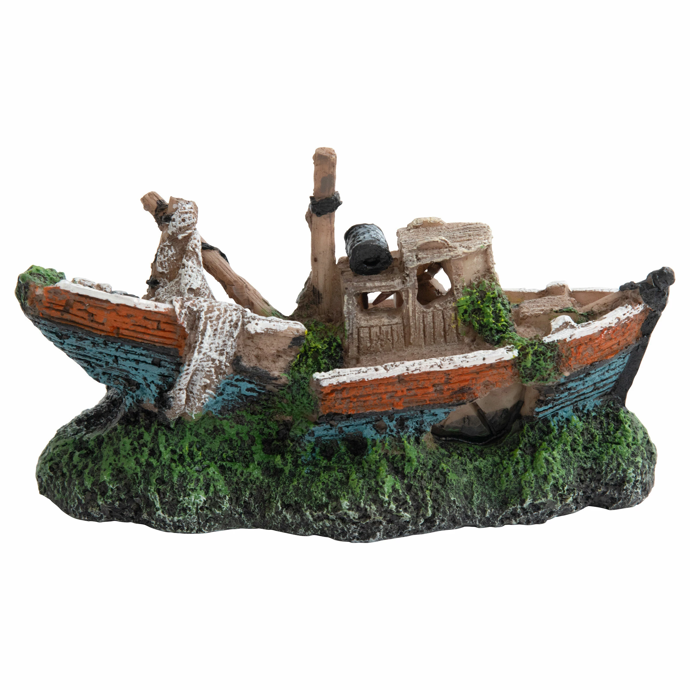 Deep Sea Aquariumdekoration Dampfer 18.3x8.5x10.5cm 3 Deep Sea Aquariumdekoration Dampfer 18.3x8.5x10.5cm