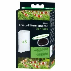 Dennerle Nano Ersatz-Filterelemente 3er Pack