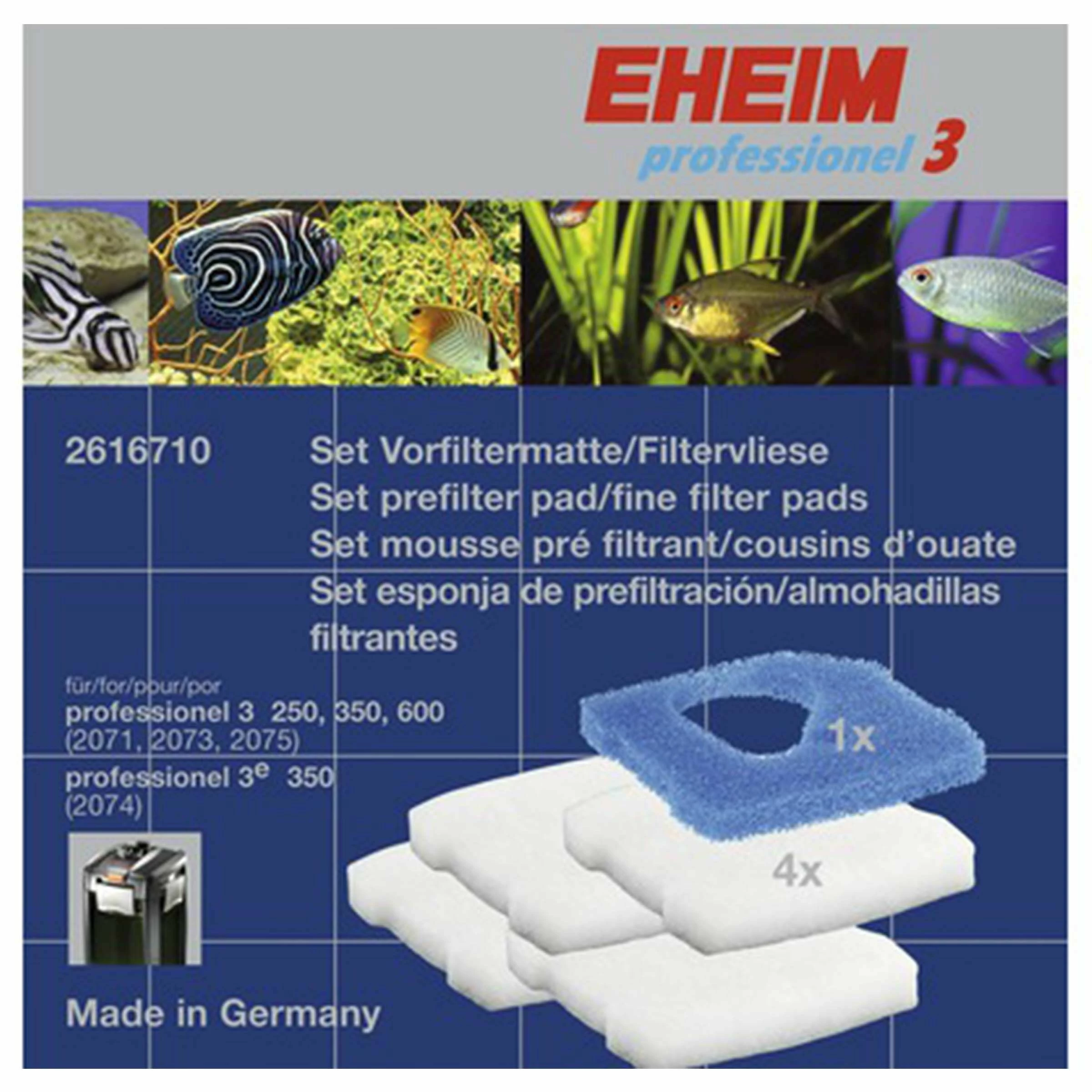 EHEIM 1xVorfiltermatte 4xFiltervlies 3 EHEIM 1xVorfiltermatte 4xFiltervlies