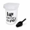 Freezack Vorratsbehälter Life Is Better With Pets 14L 1 Freezack Vorratsbehälter Life Is Better With Pets 14L -Hundefutter Geschäft 5070020 freezack vorratsbehalter life is better with pets 14l 5070020