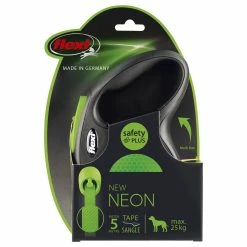 Flexi Rollleine New Neon M Gurt Neongrün 5m -Hundefutter Geschäft 5130001 flexi rollleine new neon m gurt neongrun 5m 5130001 2 p