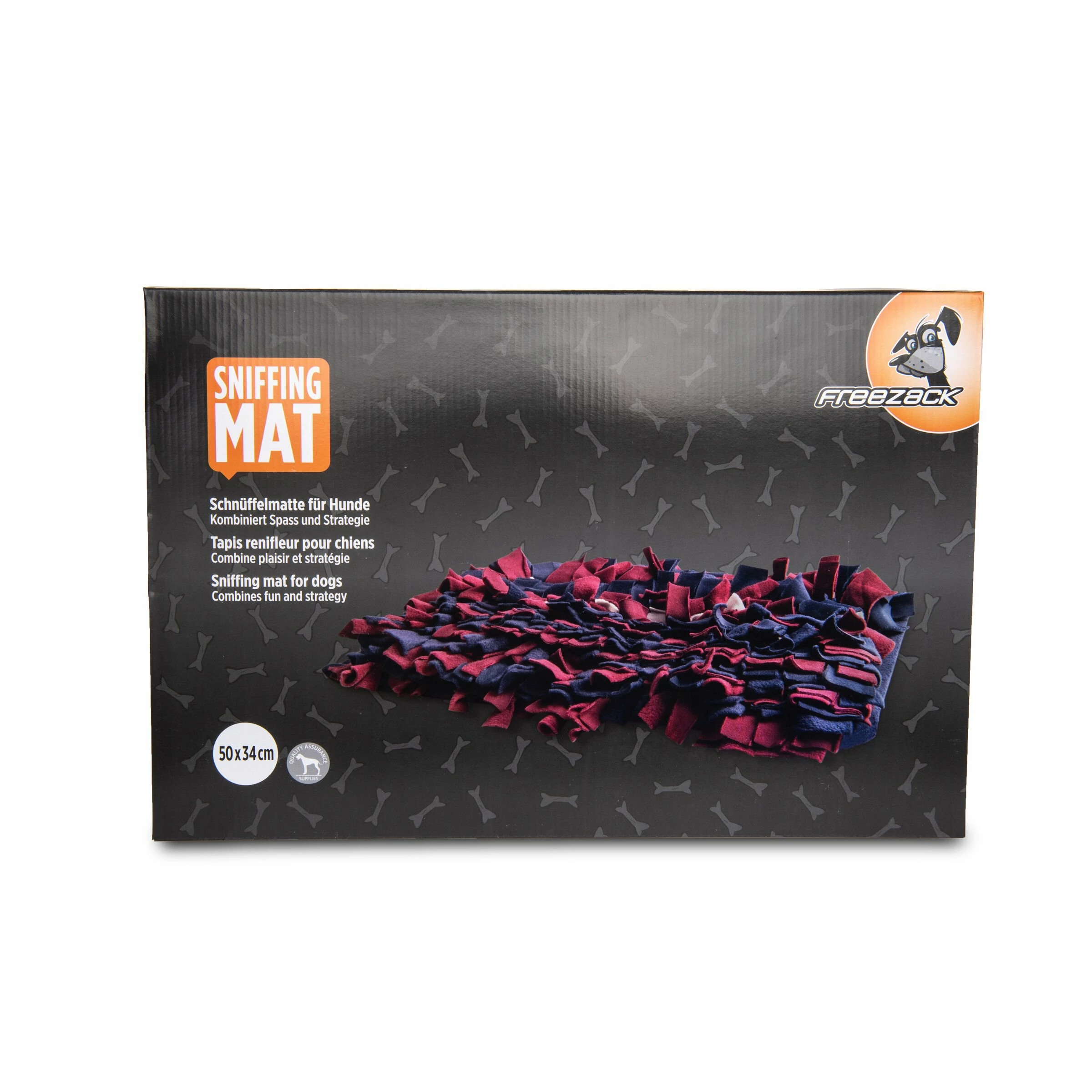 Freezack Schnüffelmatte Für Hunde Rot/blau 50x34cm 4 Freezack Schnüffelmatte Für Hunde Rot/blau 50x34cm – Bild 2