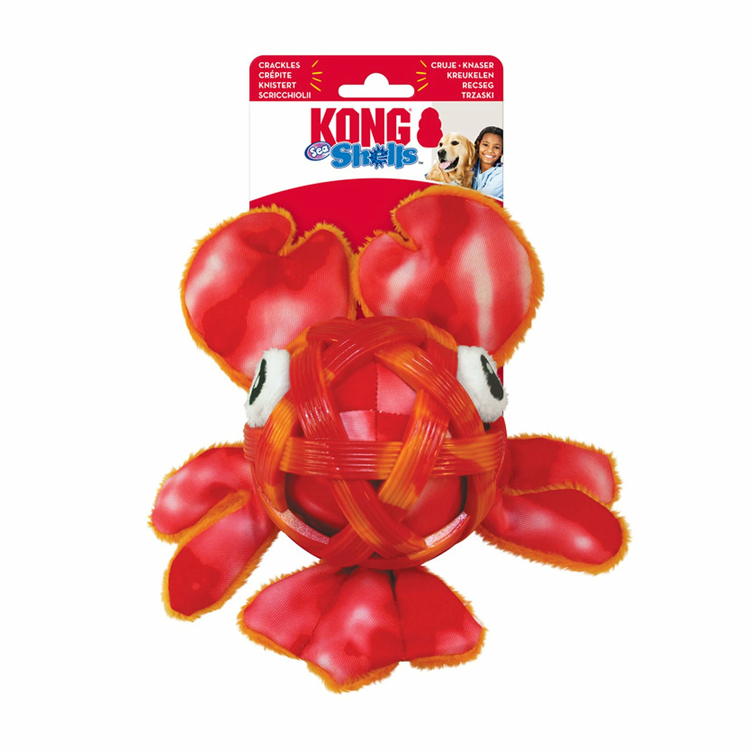 KONG Hundespielzeug Sea Shells Hummer M/L 3 KONG Hundespielzeug Sea Shells Hummer M/L