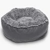 Dog Gone Smart Hundebett Dirty Dog Round Bed Grau -Hundefutter Geschäft 522680g dog gone smart hundebett dirty dog round bed grau 522680g