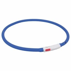 Freezack Leuchtendes Halsband Flash Blau 70cm