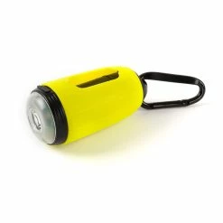 Freezack Kotbeutelhalter Mit LED-Taschenlampe Gelb 10x4.5cm