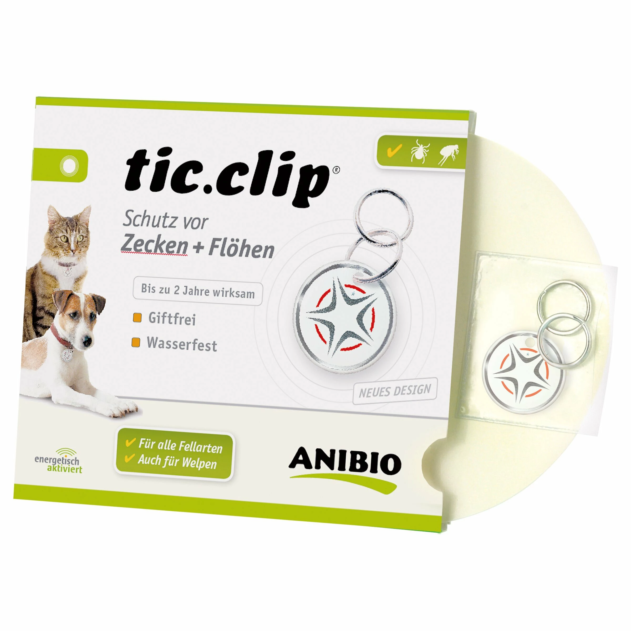 Anibio Tic-clip Anhänger Gegen Zecken & Flöhe 4 Anibio Tic-clip Anhänger Gegen Zecken & Flöhe – Bild 2