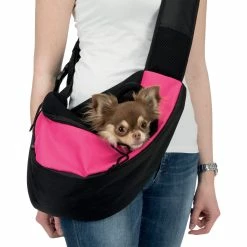 FREEZACK Fronttasche Sling 50×25×18cm Pink-schwarz -Hundefutter Geschäft 5419240 fronttasche sling 50 25 18cm pink schwarz 5419240 1
