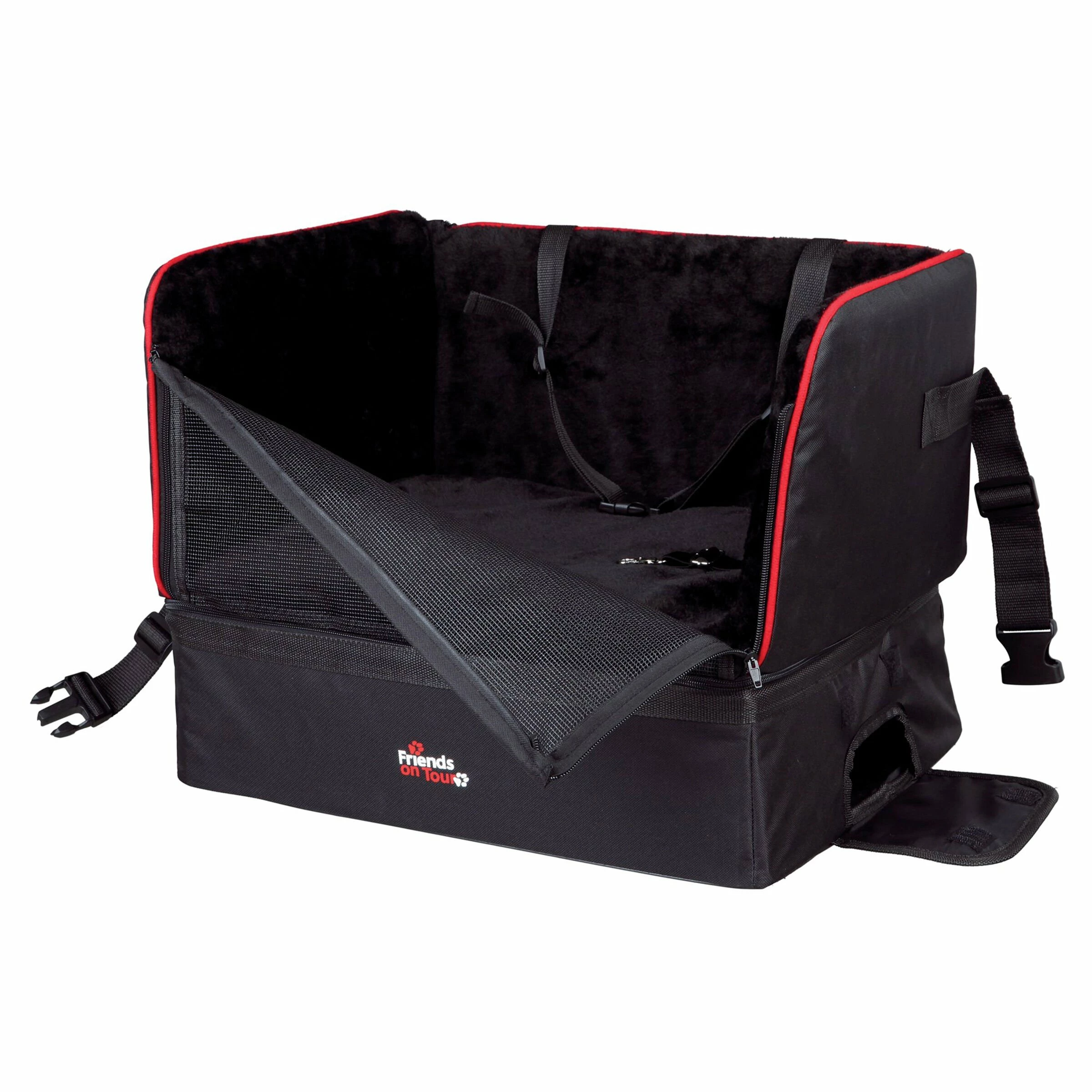 ALLSAFE Autositz Für Kleine Hunde 45x38x37cm 4 ALLSAFE Autositz Für Kleine Hunde 45x38x37cm – Bild 2