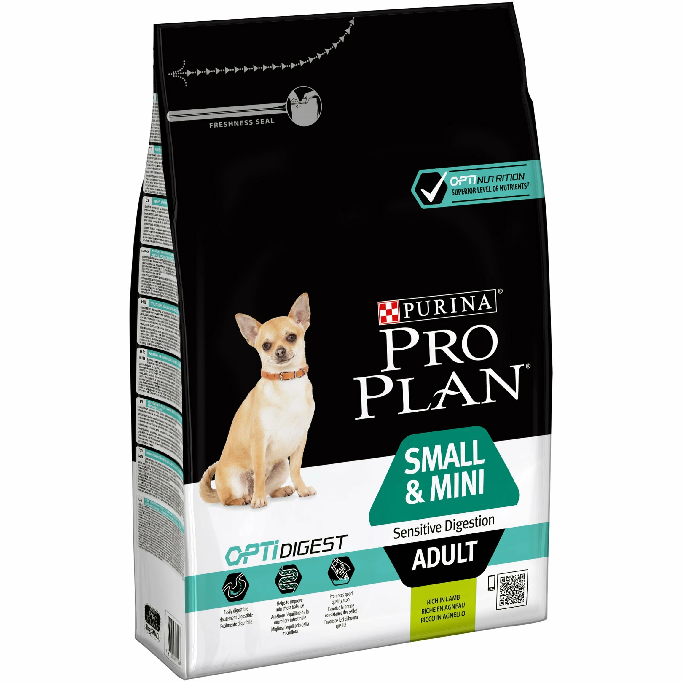 Pro Plan Dog Small & Mini Sensitive Digestion Lamm 3kg 3 Pro Plan Dog Small & Mini Sensitive Digestion Lamm 3kg
