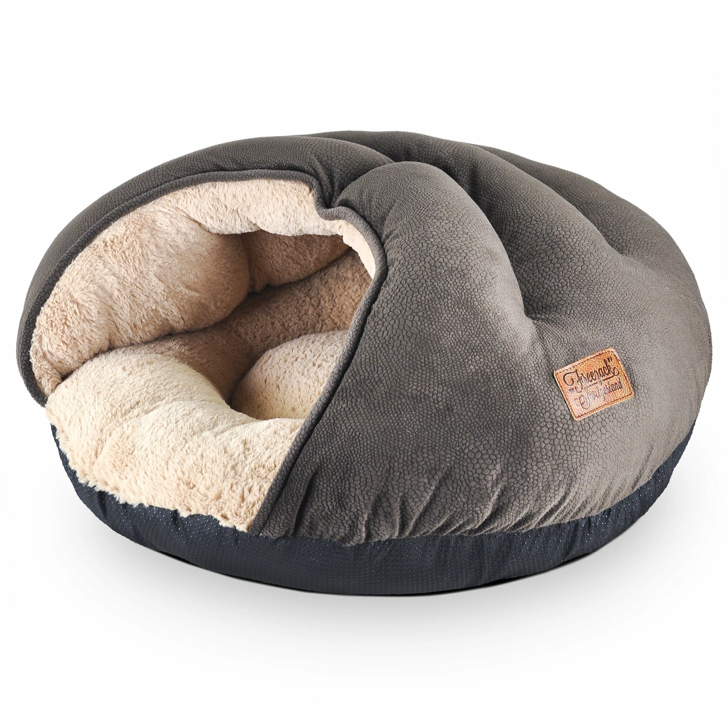 Freezack Katzenhöhle Decay Braun Mit Weichem Plüsch 53.5x48cm 3 Freezack Katzenhöhle Decay Braun Mit Weichem Plüsch 53.5x48cm