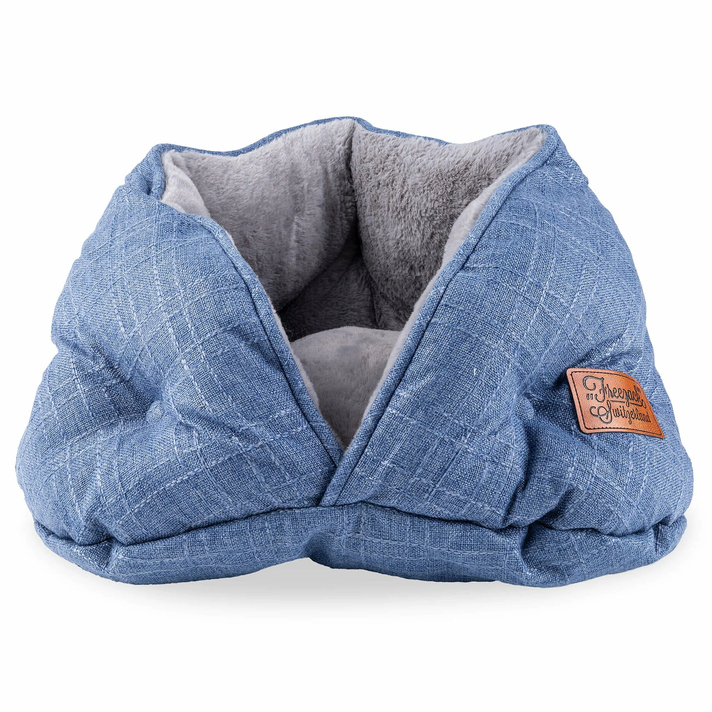 Freezack Katzenbett Donut Lena Blau 3 Freezack Katzenbett Donut Lena Blau