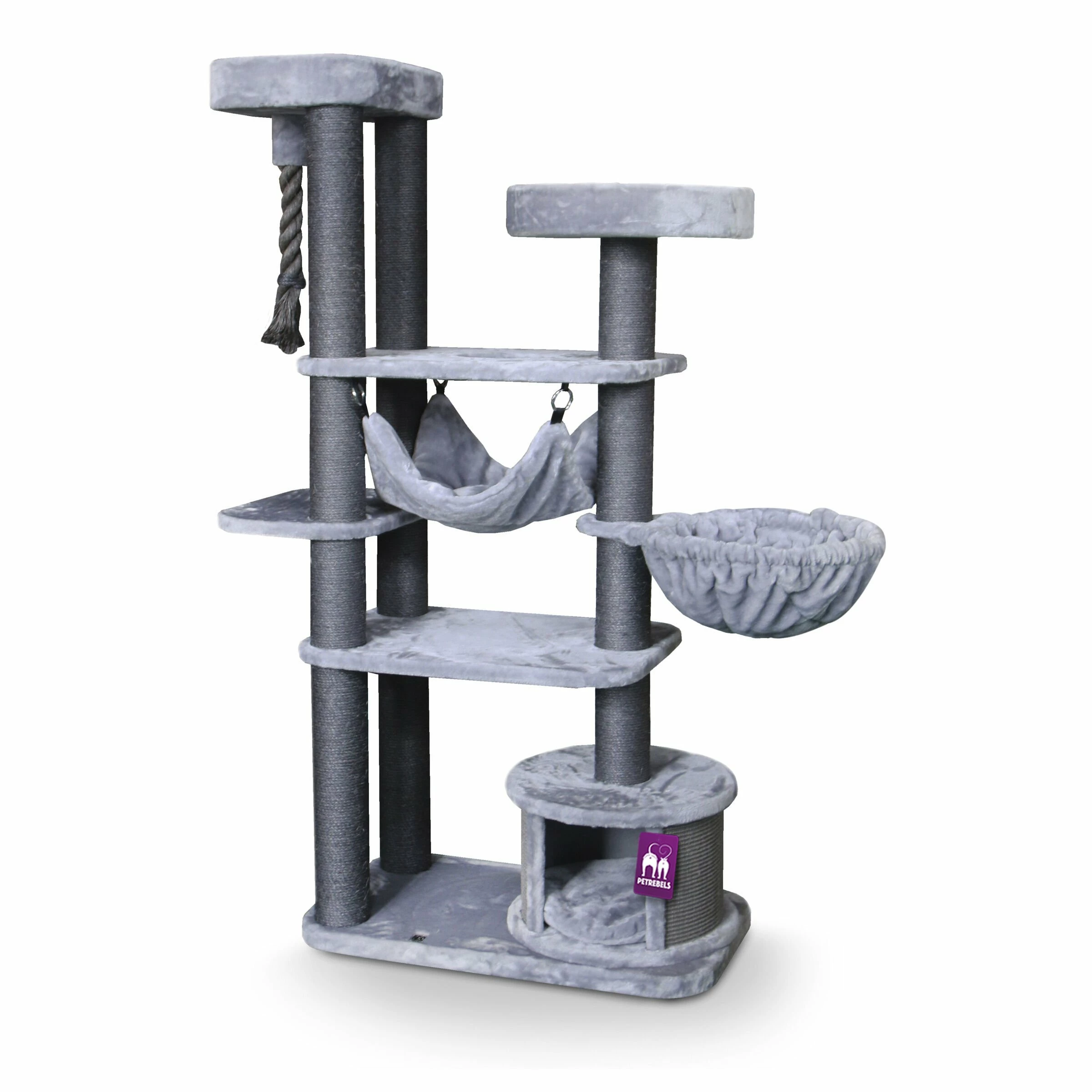 Petrebels Katzenbaum Lucky Bastards Scenic View 175 Grau 3 Petrebels Katzenbaum Lucky Bastards Scenic View 175 Grau