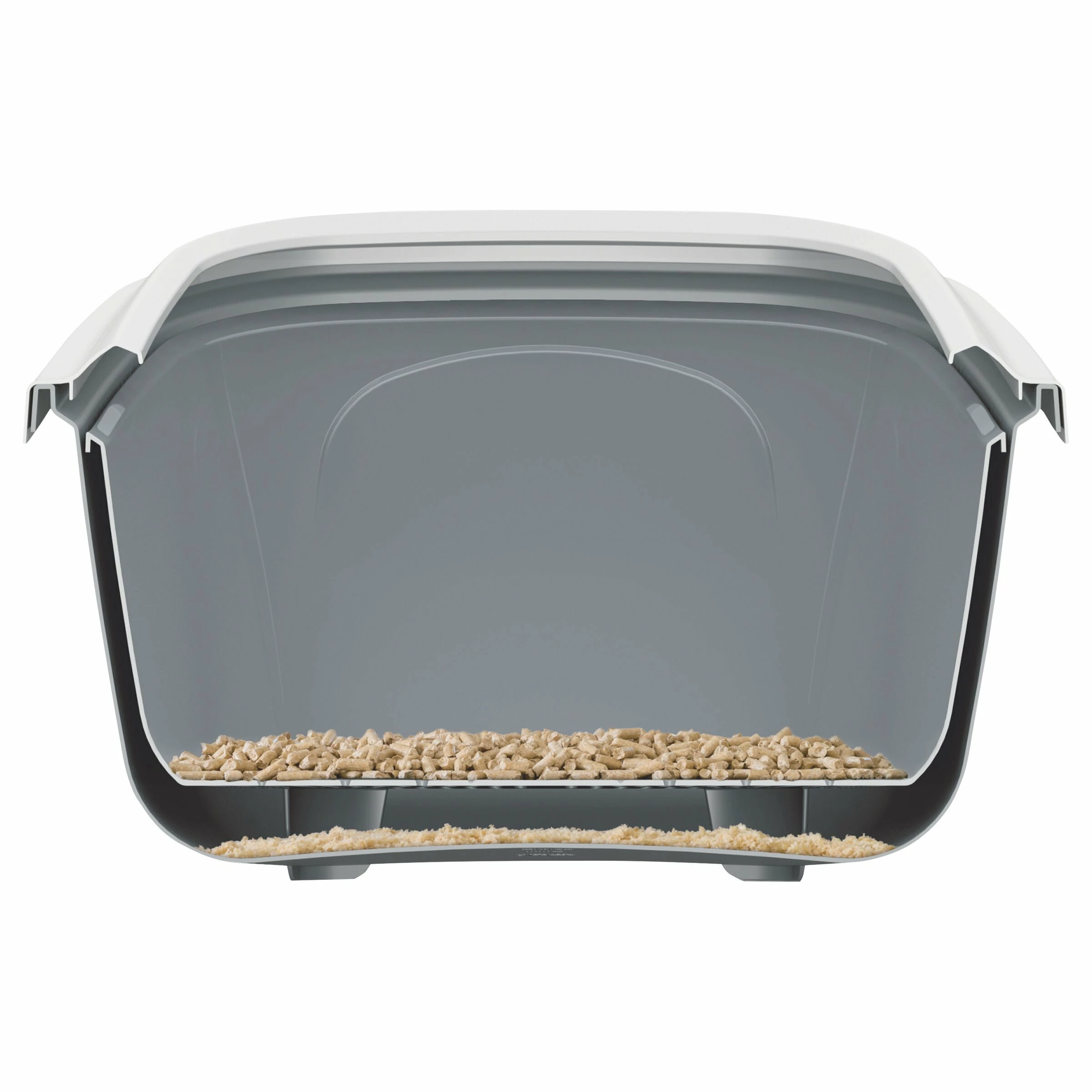 Chatnelle Katzentoilette EcoDome Mit Haube & Siebeinsatz Grau 3 Chatnelle Katzentoilette EcoDome Mit Haube & Siebeinsatz Grau – Bild 2
