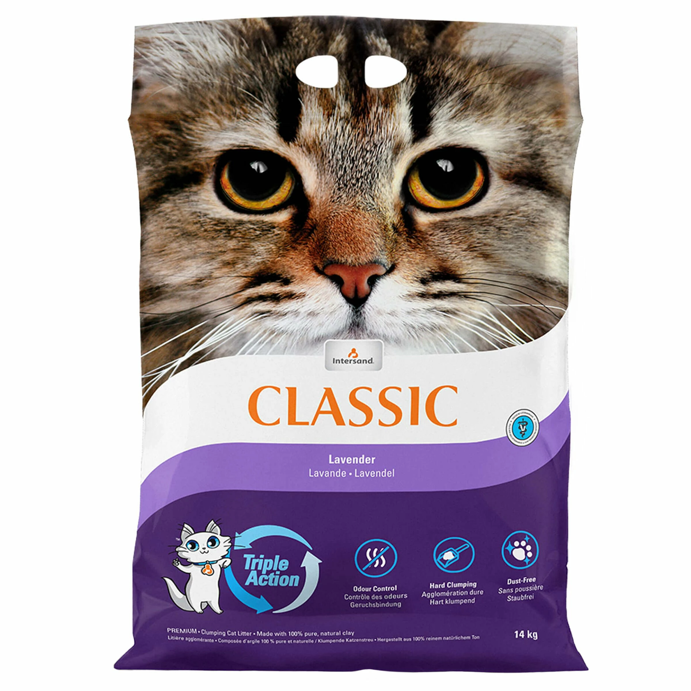Intersand Classic Katzenstreu Lavendel 14kg 3 Intersand Classic Katzenstreu Lavendel 14kg