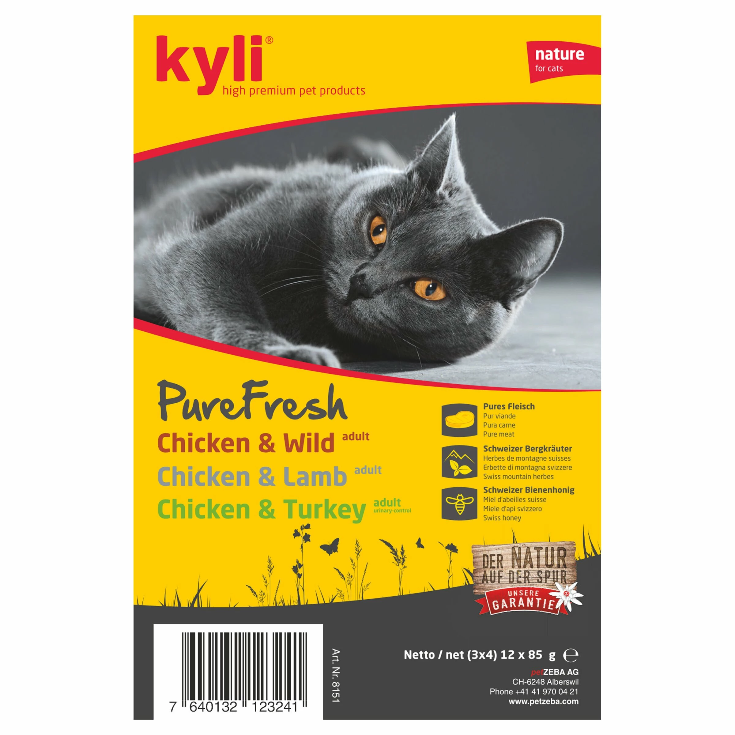 Kyli PureFresh Multipack Adult 4x3x85g 3 Kyli PureFresh Multipack Adult 4x3x85g