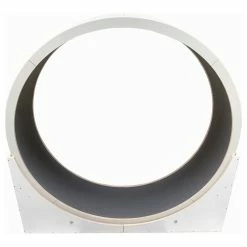 Elmato Katzenlaufrad Weiss/grau - Komplett Montiert