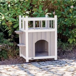 Petrebels Cat´s Home Mit Balkon Grau/weiss