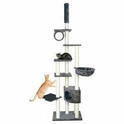 Petrebels Kratzbaum Madrid Deck. Platingrau