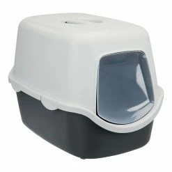 FERPLAST Katzentoilette Vico D.grau/h.grau