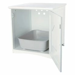 Gourmet Katzenhaus Für Katzentoilette Weiss -Hundefutter Geschäft 6207326 katzenhaus fur katzentoilette weiss 6207326 2