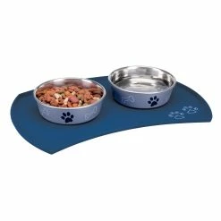 Surefeed Napfunterlage Silik. 48x27cm Blau -Hundefutter Geschäft 6207459 napfunterlage silik 48x27cm blau 6207459 3