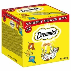 Dreamies Katzensnack Varietätenbox 12x60g