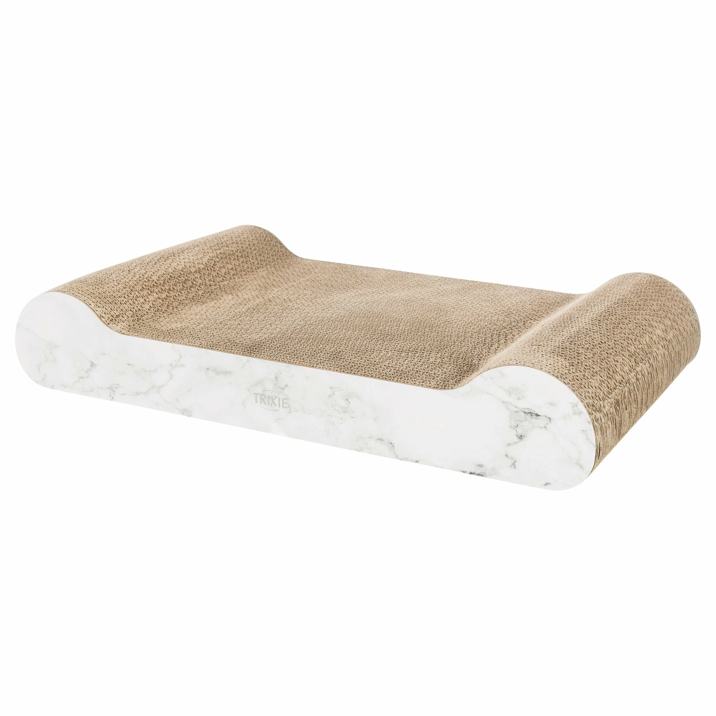 United Pets Kratzpappe XXL 64x11x37cm Hellgrau 3 United Pets Kratzpappe XXL 64x11x37cm Hellgrau