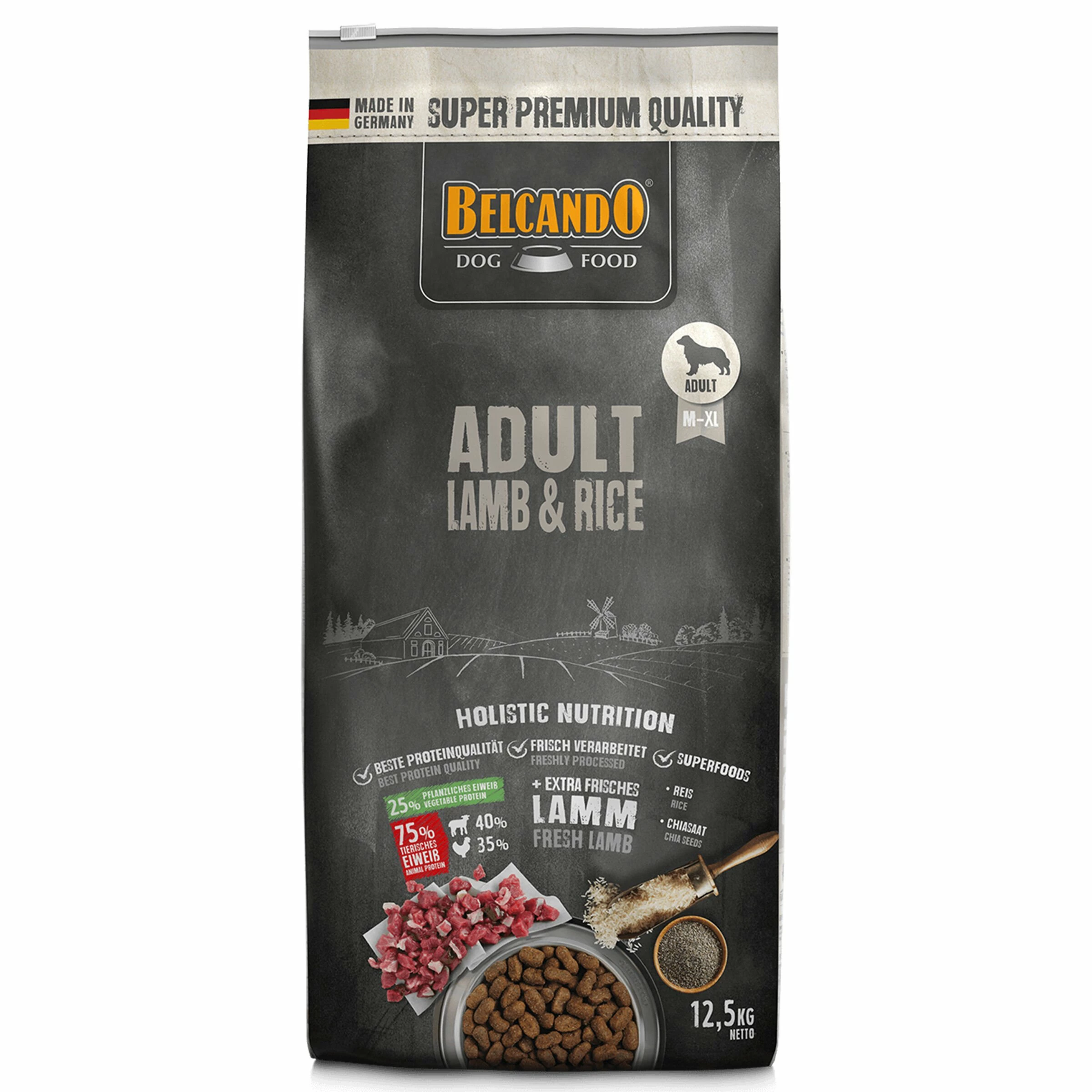 Belcando Adult Lamm & Reis Trockenfutter 4 Belcando Adult Lamm & Reis Trockenfutter – Bild 2