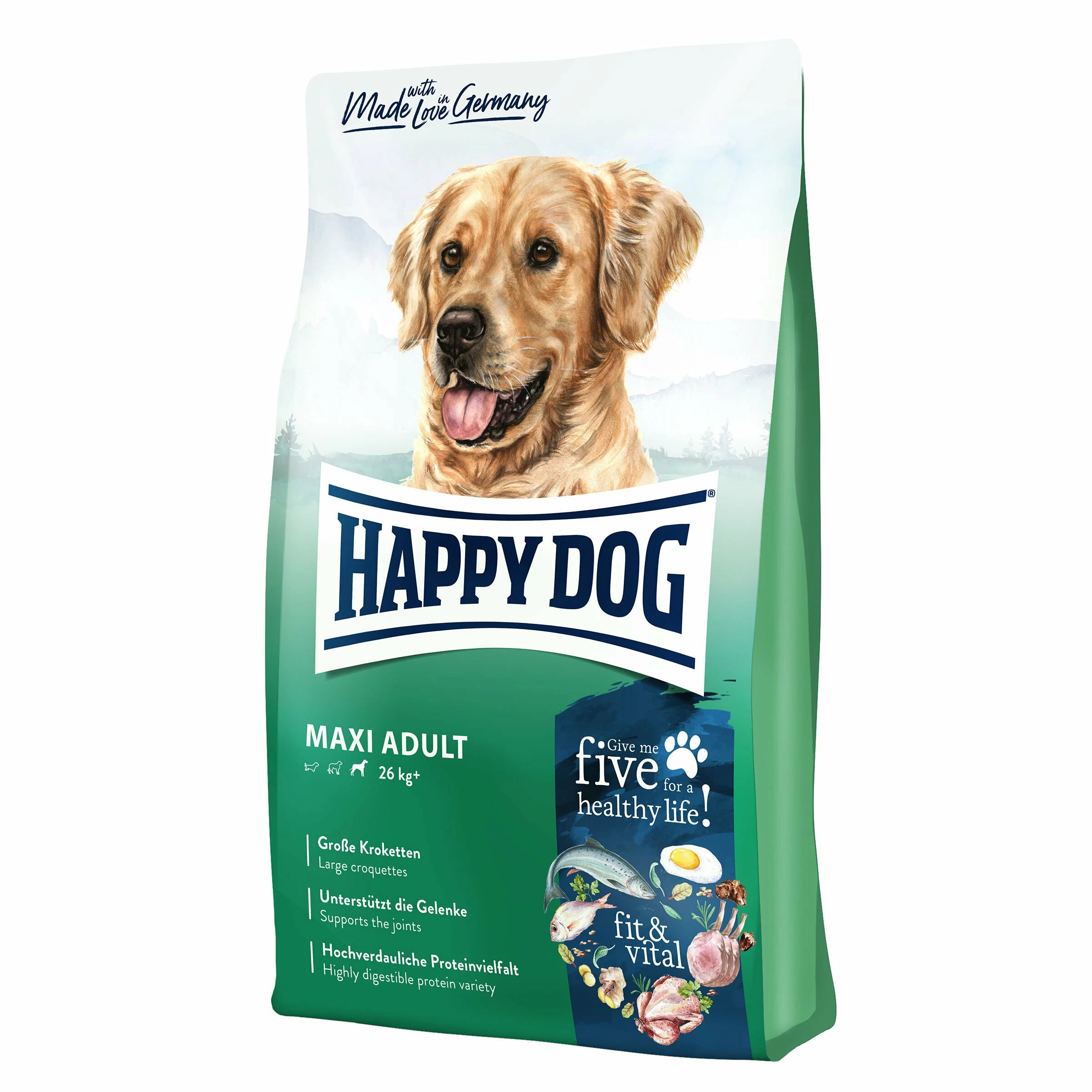 Happy Dog Fit & Vital Maxi Adult Hundefutter 3 Happy Dog Fit & Vital Maxi Adult Hundefutter