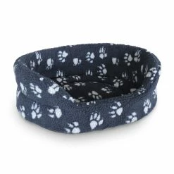 Freezack Hundebett Sherpa Paw Blau