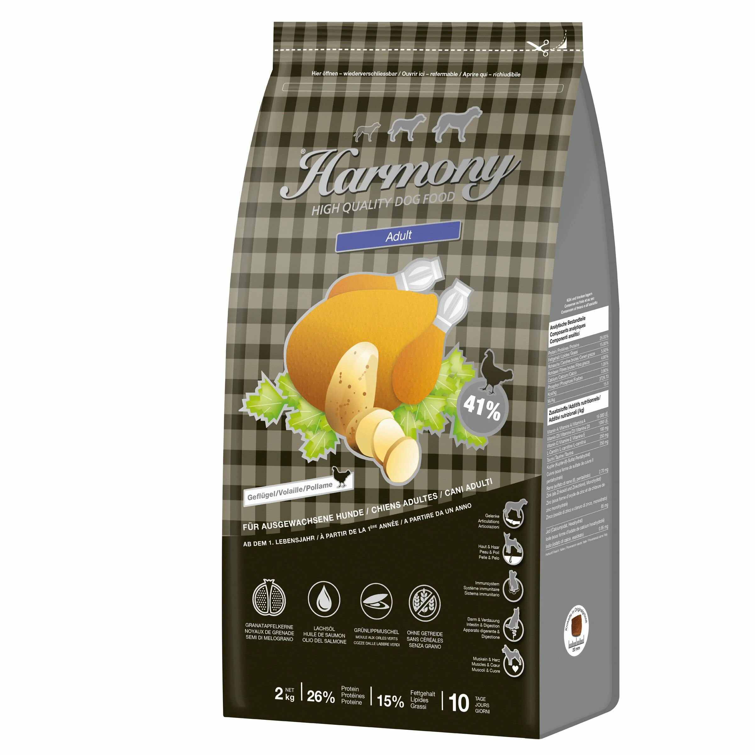 Harmony Dog Adult Geflügel 3 Harmony Dog Adult Geflügel