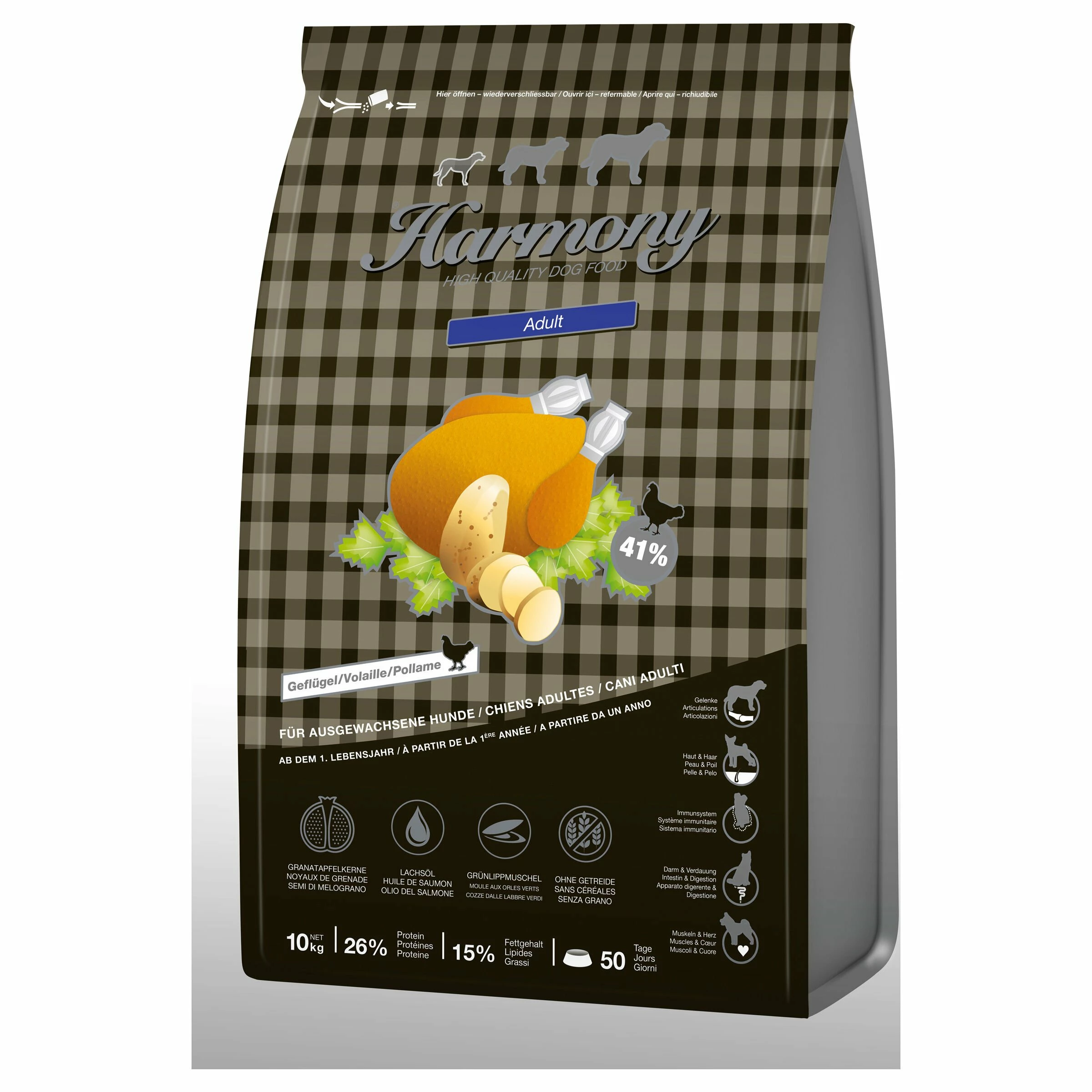 Harmony Dog Adult Geflügel 4 Harmony Dog Adult Geflügel – Bild 2