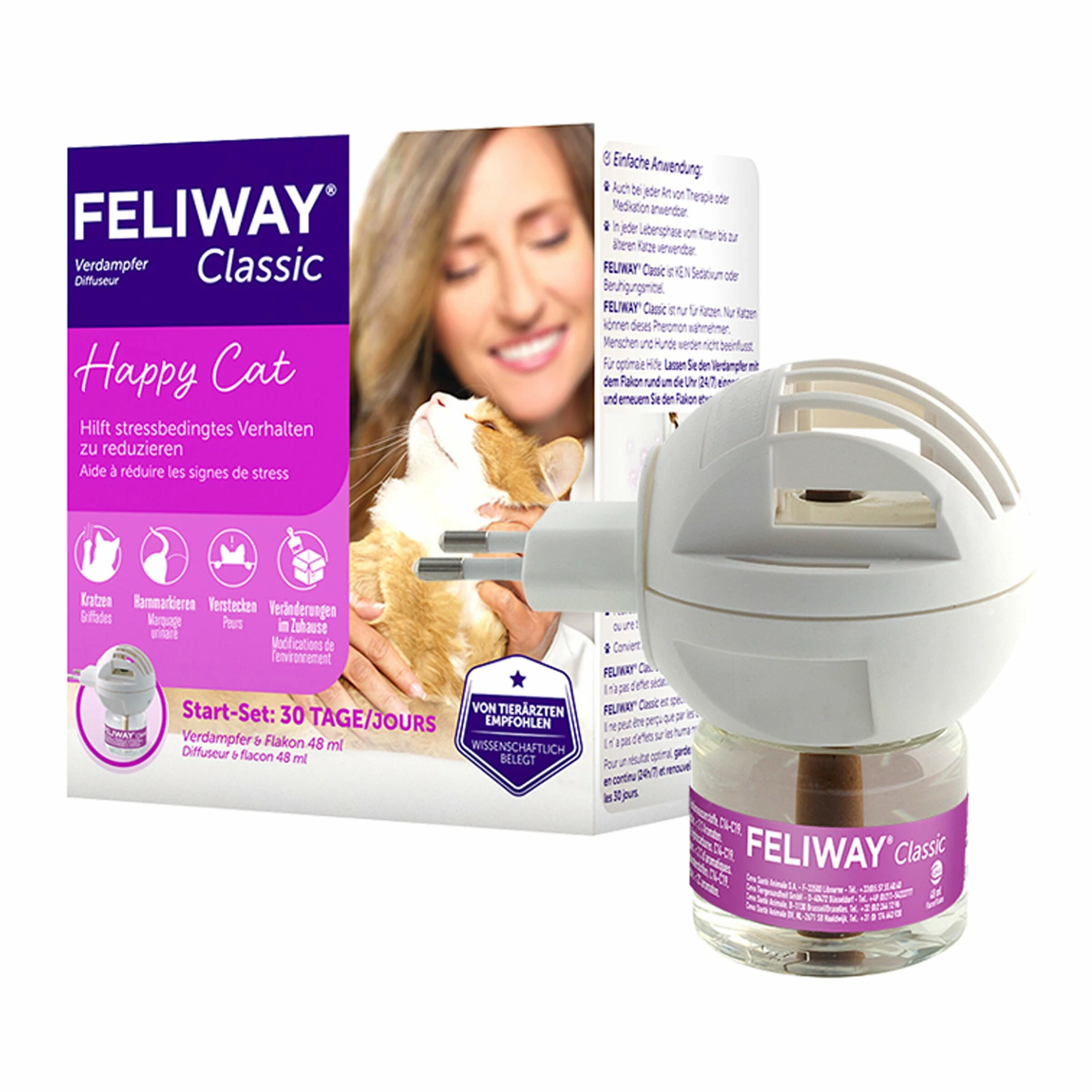 Feliway Classic Zerstäuber 48ml 4 Feliway Classic Zerstäuber 48ml – Bild 2