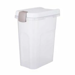 FERPLAST Futtertonne Transparent/weiss