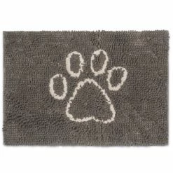 Dog Gone Smart Dirty Dog Door Mat Misty Grey