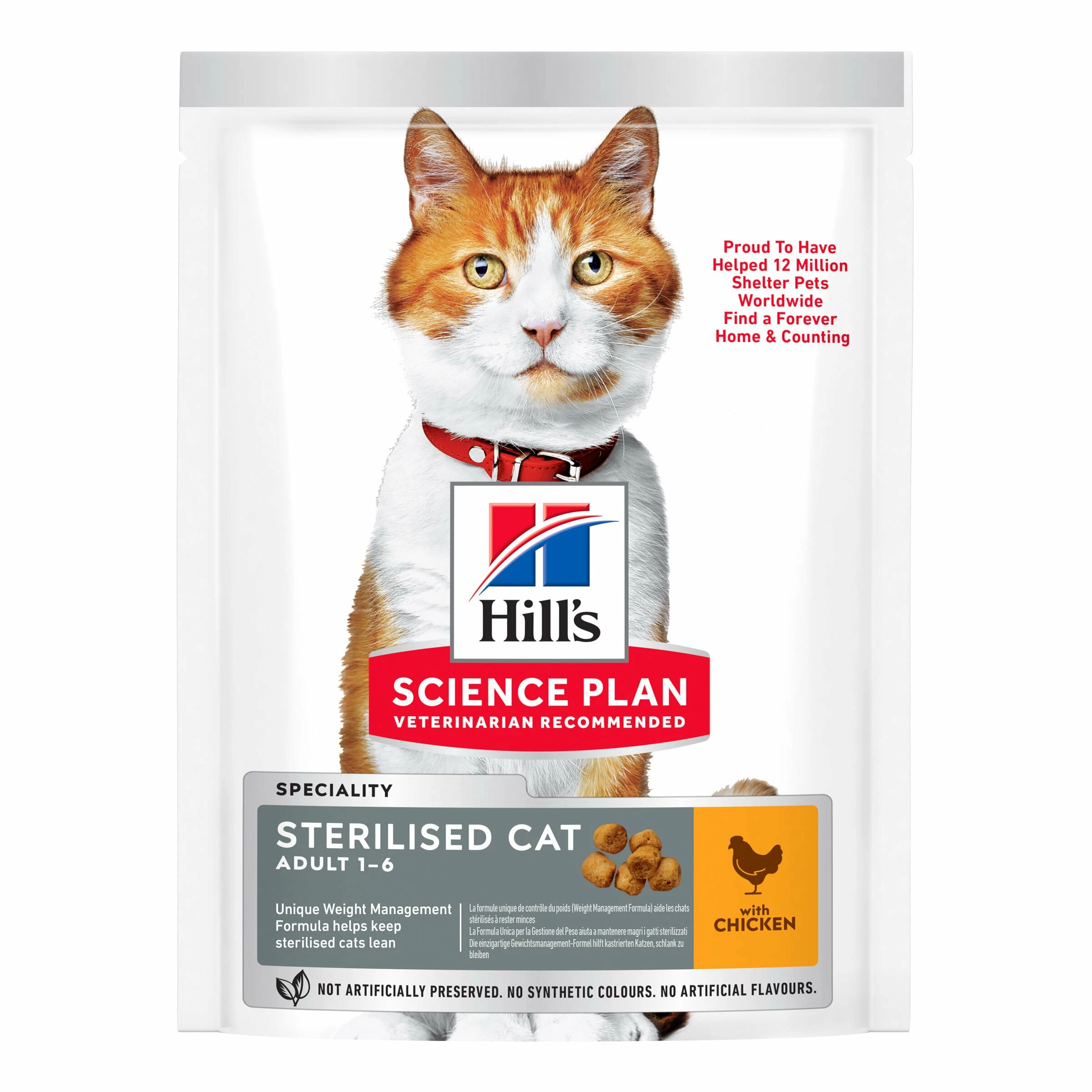 Hill's Katze Science Plan Young Adult Sterilised Cat Trockenfutter Huhn 3 Hill's Katze Science Plan Young Adult Sterilised Cat Trockenfutter Huhn