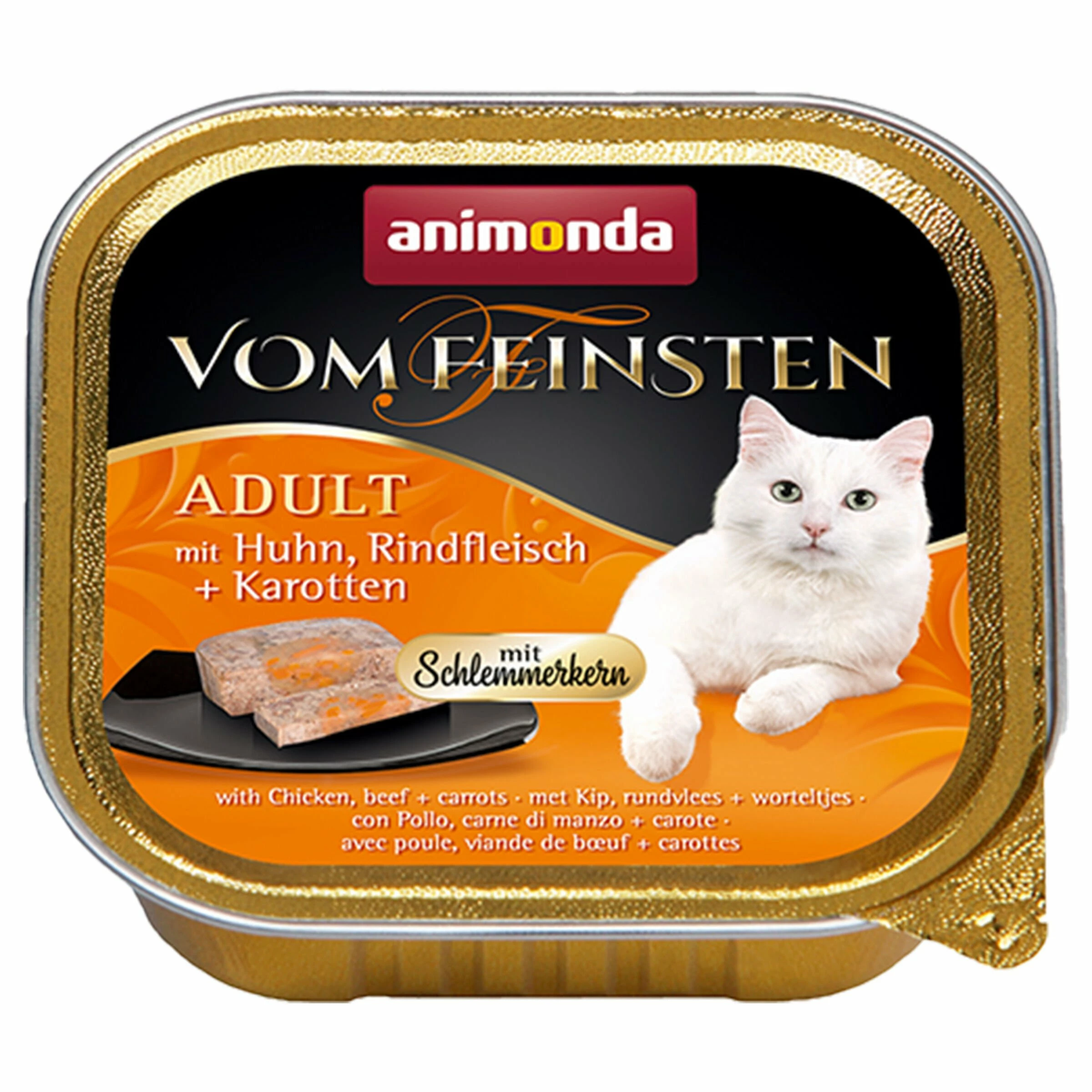 Animonda Vom Feinsten Schlemmerkern Adult Huhn, Rind & Karotte 3 Animonda Vom Feinsten Schlemmerkern Adult Huhn, Rind & Karotte