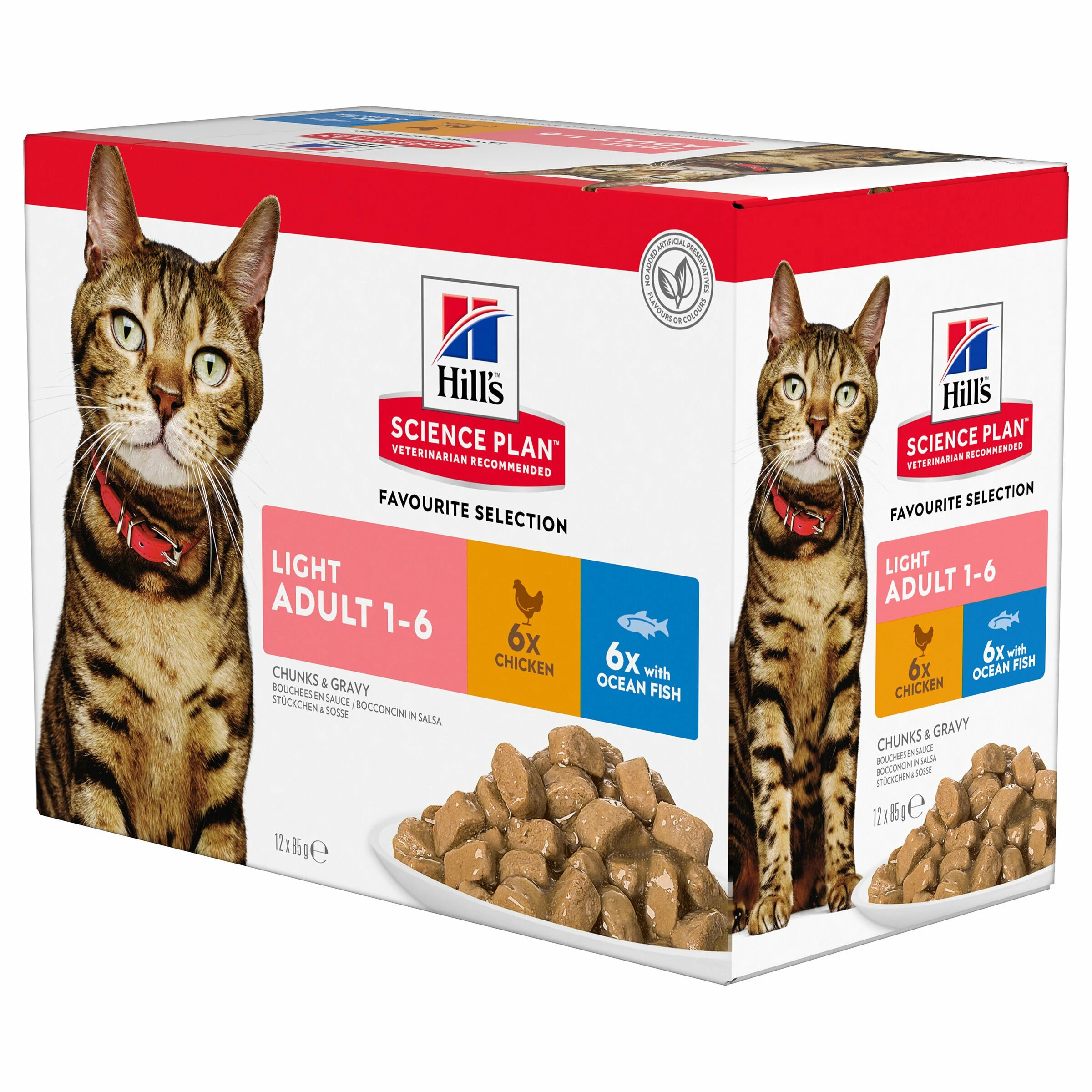 Hill's Katze Science Plan Adult Light Nassfutter Mixed Multipack 3 Hill's Katze Science Plan Adult Light Nassfutter Mixed Multipack