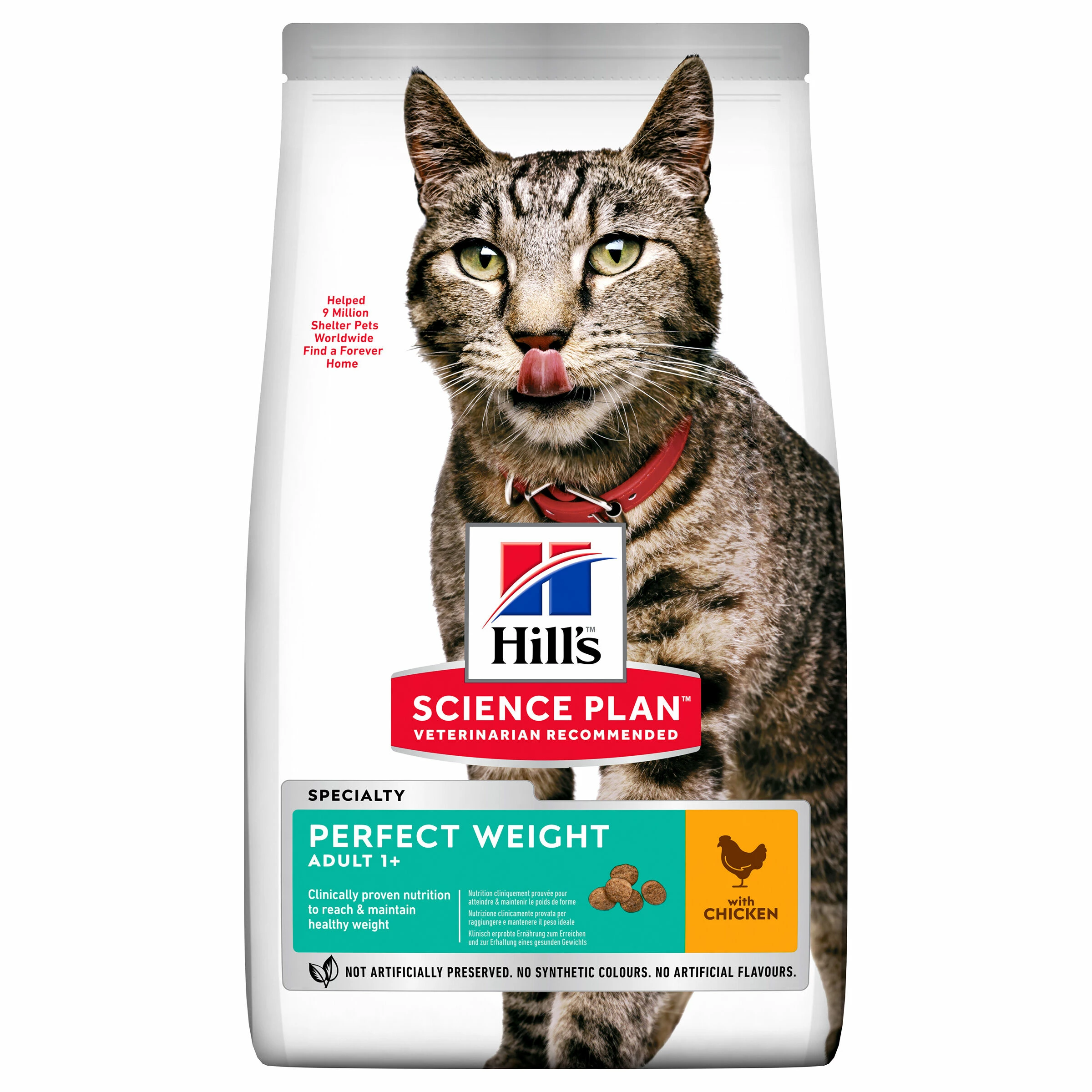 Hill's Katze Science Plan Adult Perfect Weight Trockenfutter Huhn 3 Hill's Katze Science Plan Adult Perfect Weight Trockenfutter Huhn