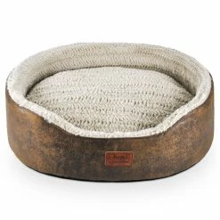 Freezack Hundebett Oval Erine Braun