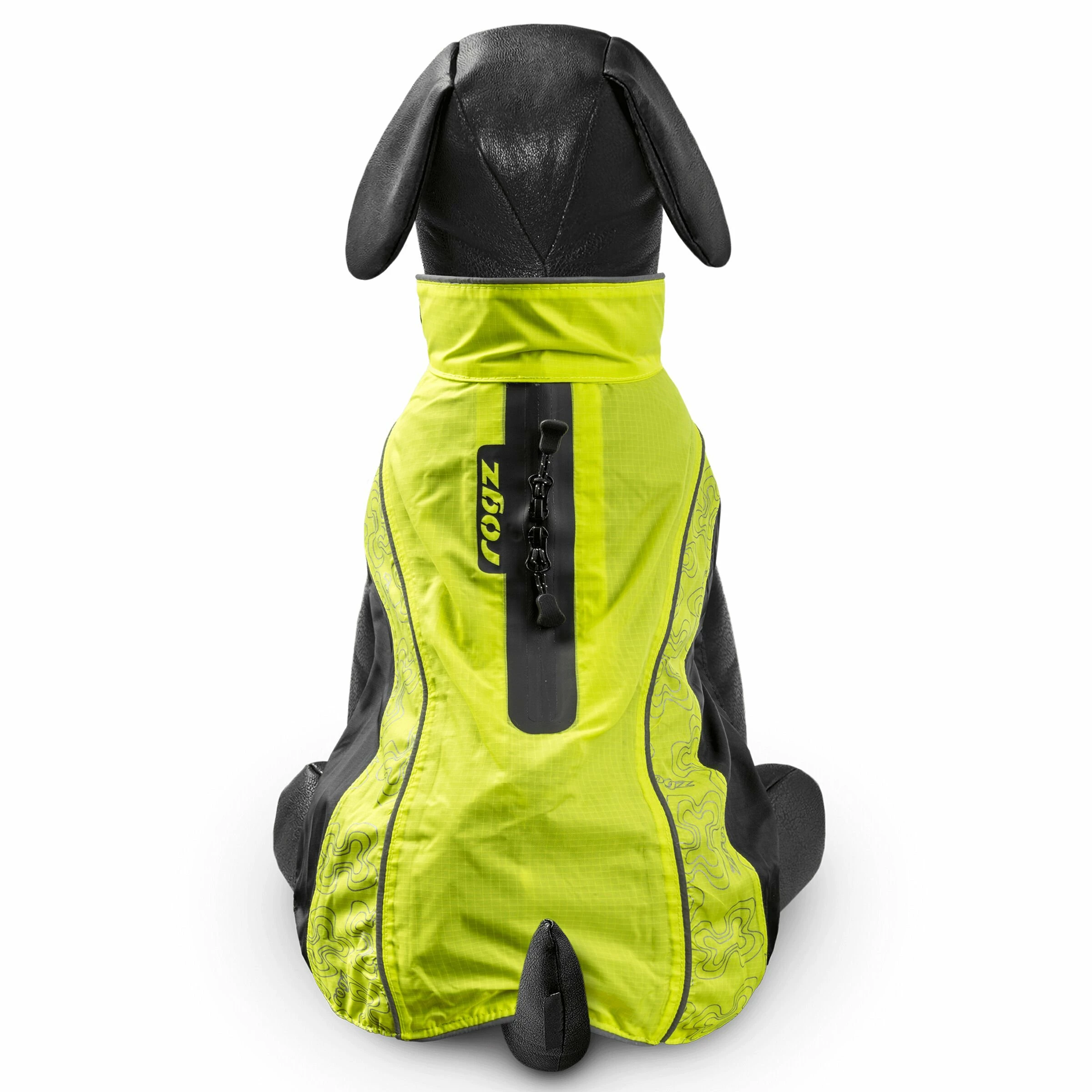 Rogz Hunderegenmantel Rainskin Gelb 4 Rogz Hunderegenmantel Rainskin Gelb – Bild 2