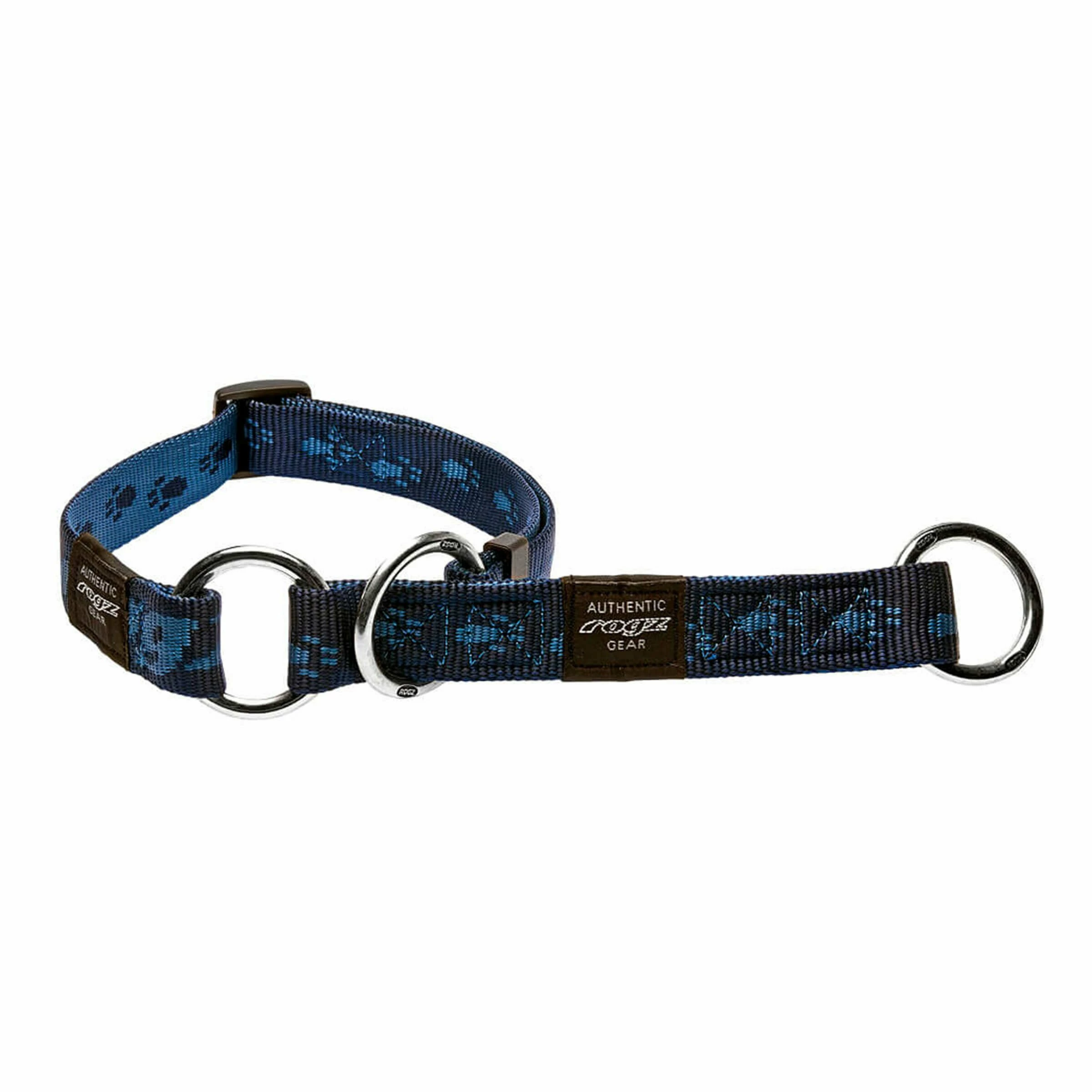Rogz Alpinist Zug-Stopp Hundehalsband Blau 3 Rogz Alpinist Zug-Stopp Hundehalsband Blau