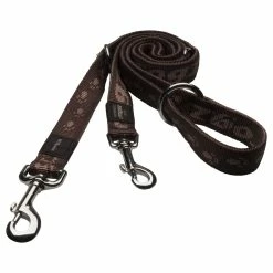 Rogz Alpinist Hundeleine Braun 180cm