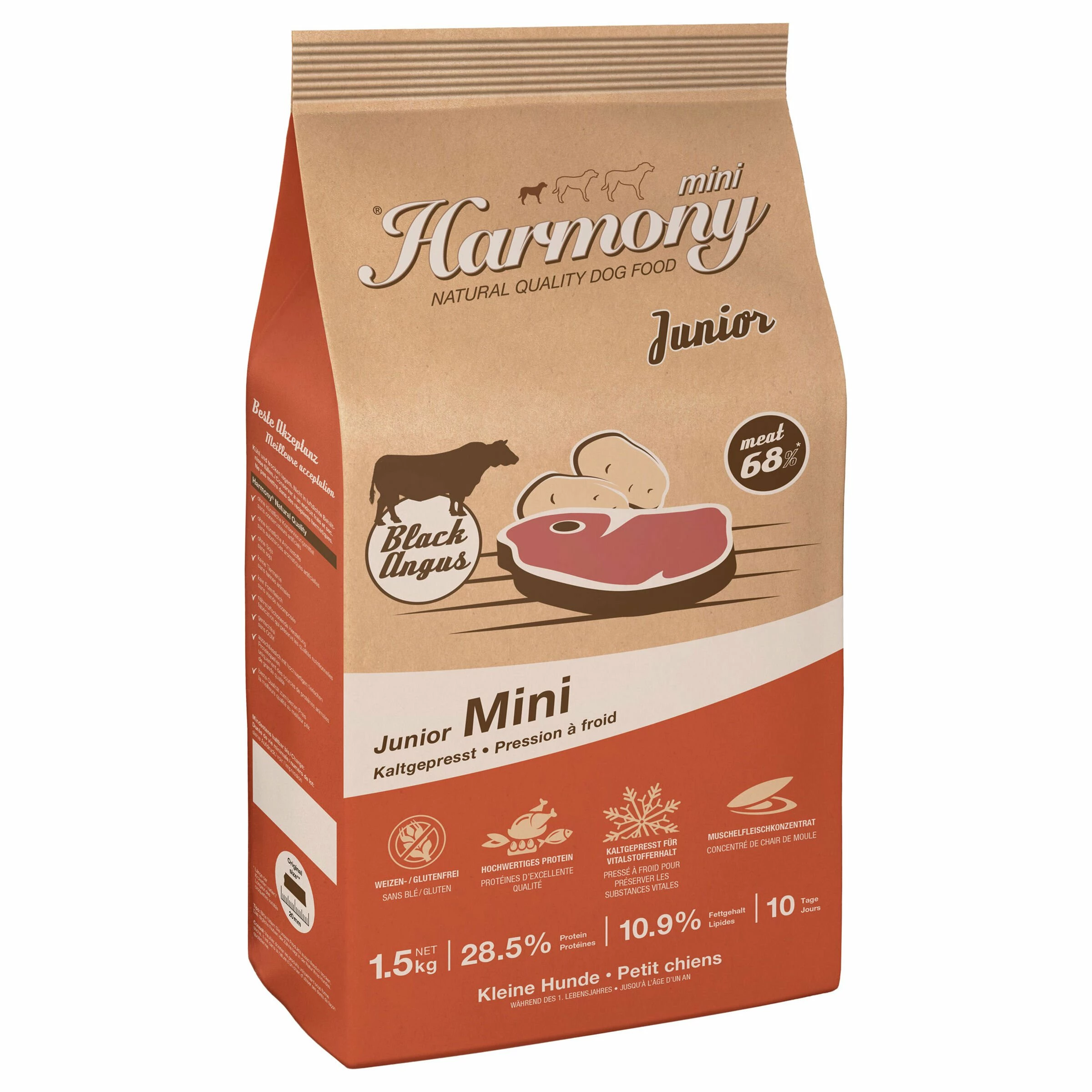 Harmony Dog Natural Mini Junior Black Angus 3 Harmony Dog Natural Mini Junior Black Angus