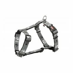 Treponti Silver Reflect Hundegeschirr Schwarz-silbergrau