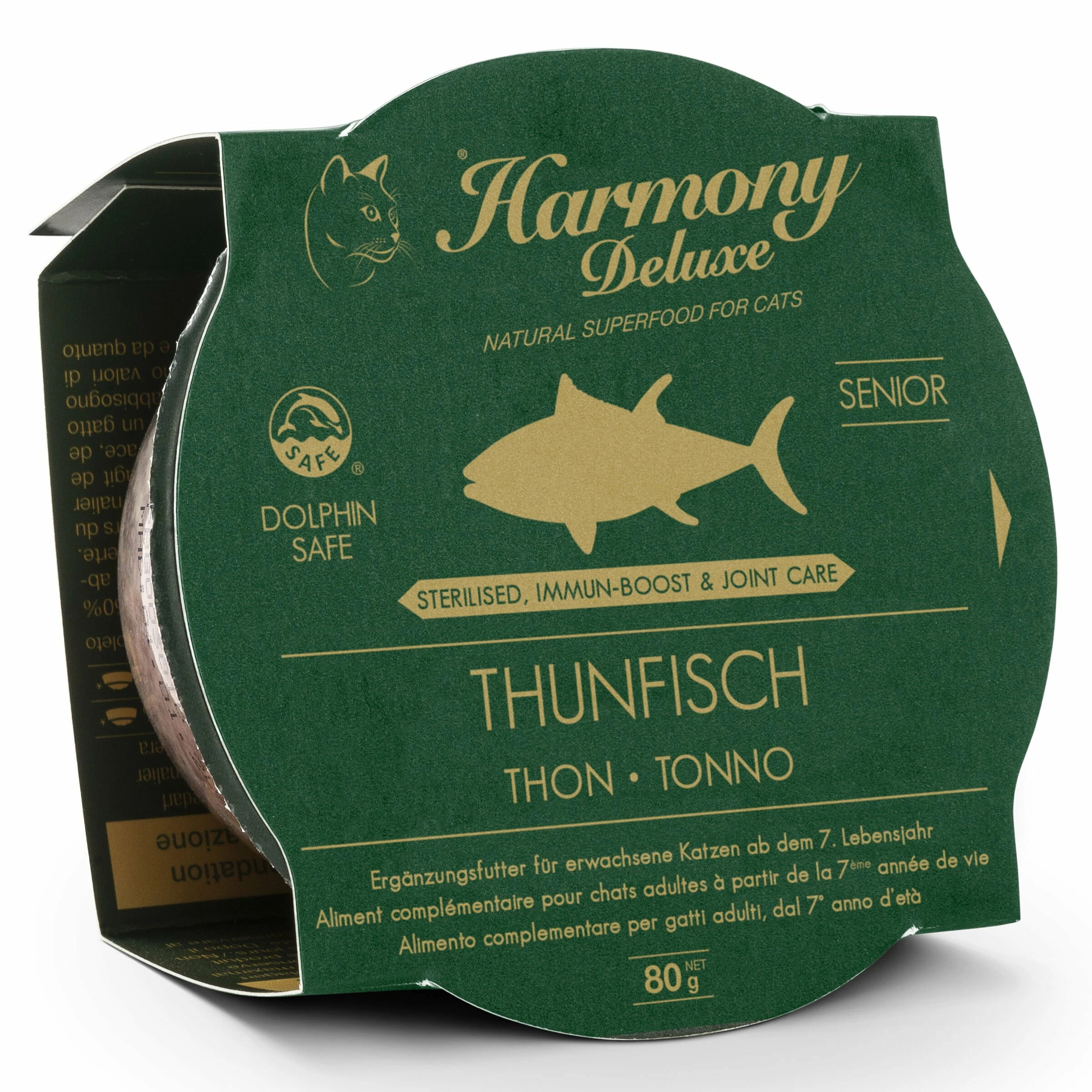 Harmony Cat Deluxe Cup Senior Thunfisch Sterilised Immun-Boost & Care 3 Harmony Cat Deluxe Cup Senior Thunfisch Sterilised Immun-Boost & Care