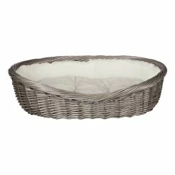 Pet Experts Korb Mit Bezug & Kissen Grau