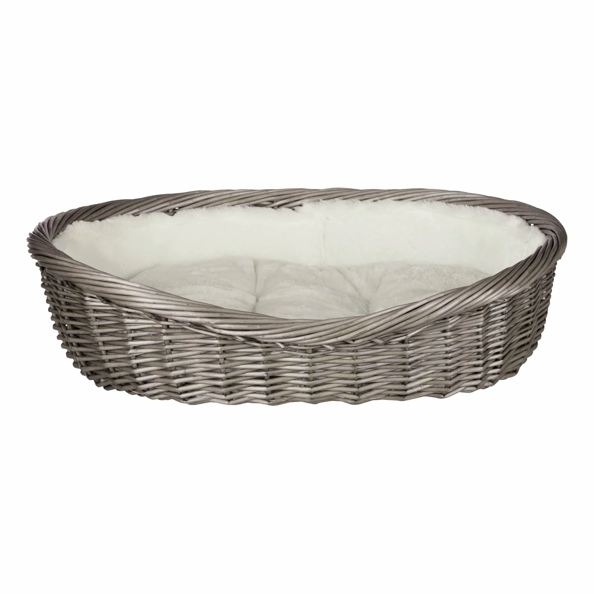 Pet Experts Korb Mit Bezug & Kissen Grau 3 Pet Experts Korb Mit Bezug & Kissen Grau